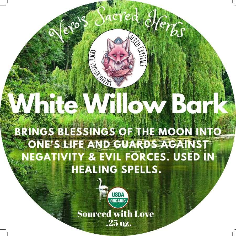 Herb Garden - Organic White Willow Bark .25oz