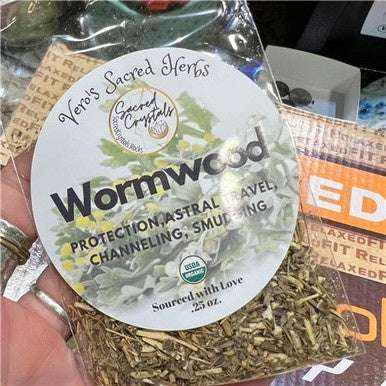 Organic Wormwood Herb for Psychic Powers and Protection
