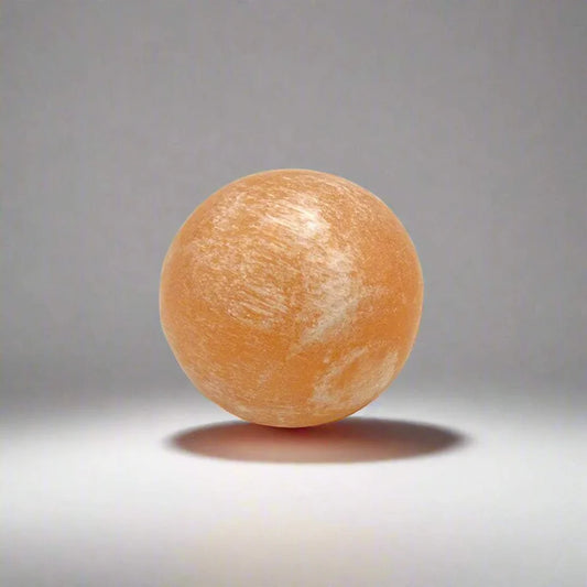 Peach Selenite Healing Crystal for Emotional Renewal