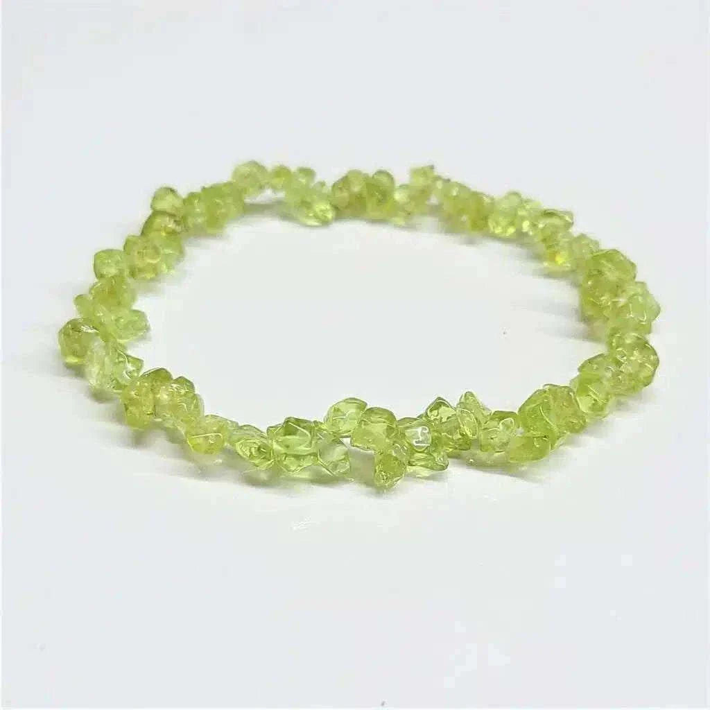 Peridot Chip Bracelet