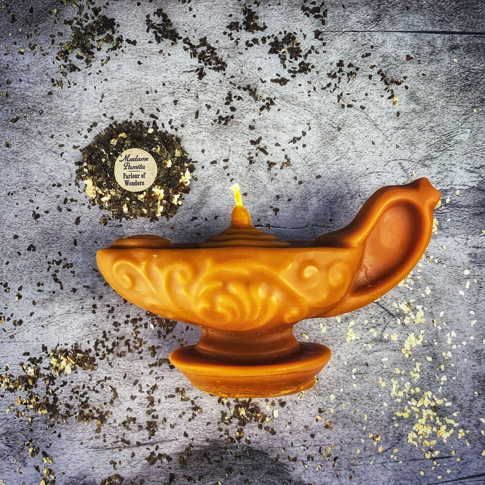 Beeswax Aladdin's Lamp Spell Candle