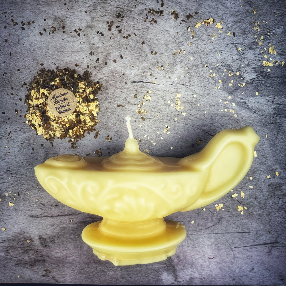 Beeswax Aladdin's Lamp Spell Candle