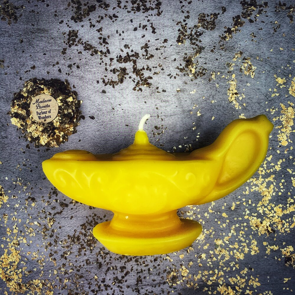 Beeswax Aladdin's Lamp Spell Candle