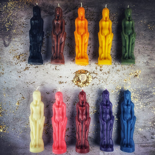 Beeswax Female Figural Spell Candle