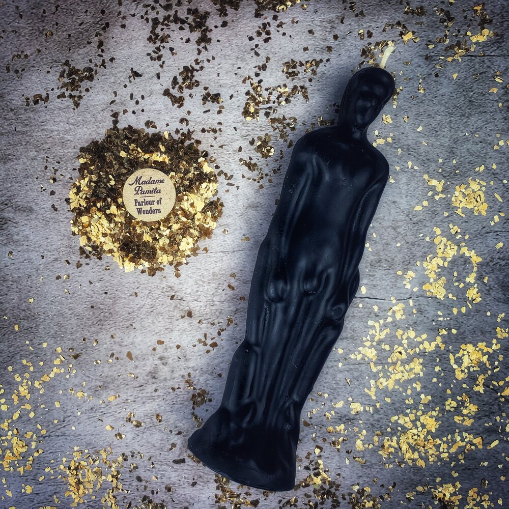 Beeswax Male Figural Spell Candle