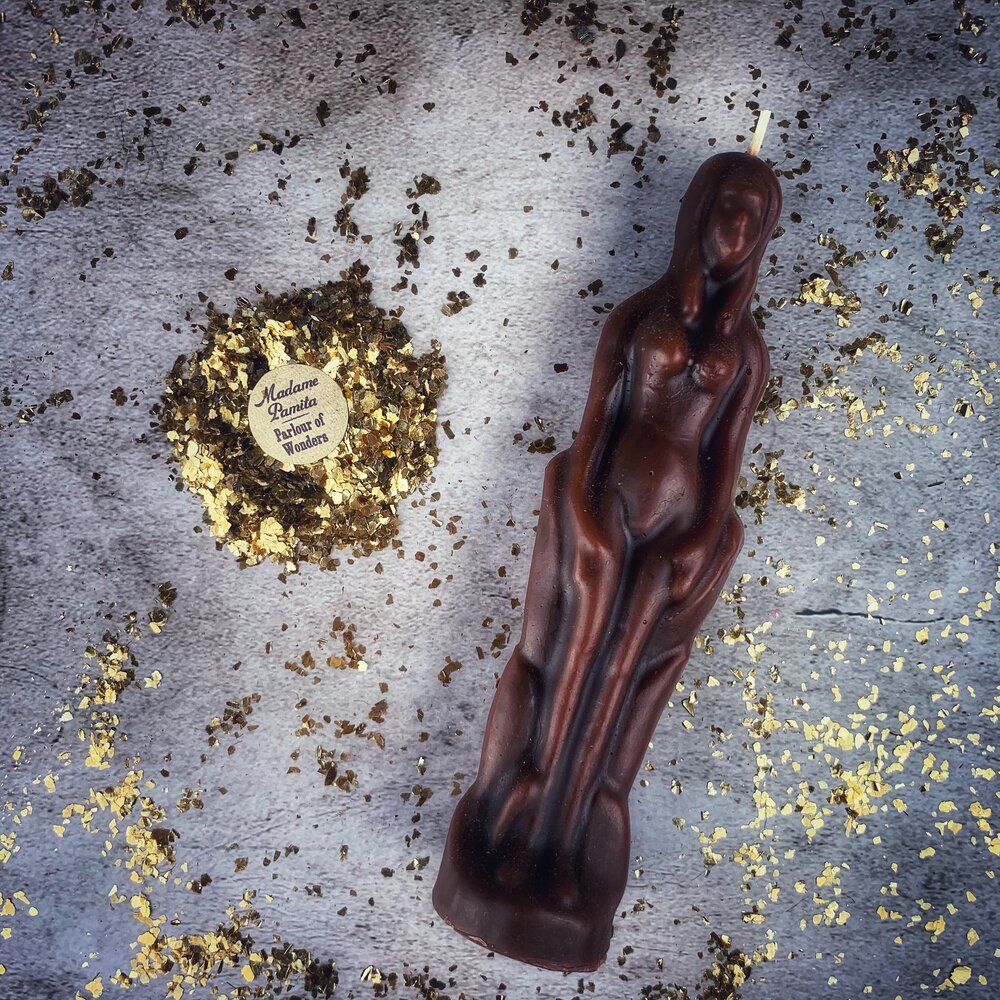 Beeswax Female Figural Spell Candle