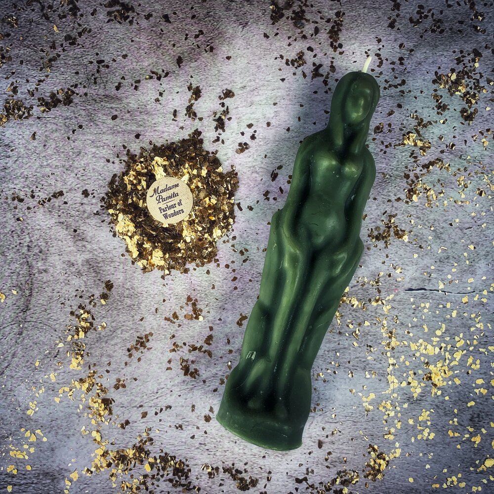 Beeswax Female Figural Spell Candle