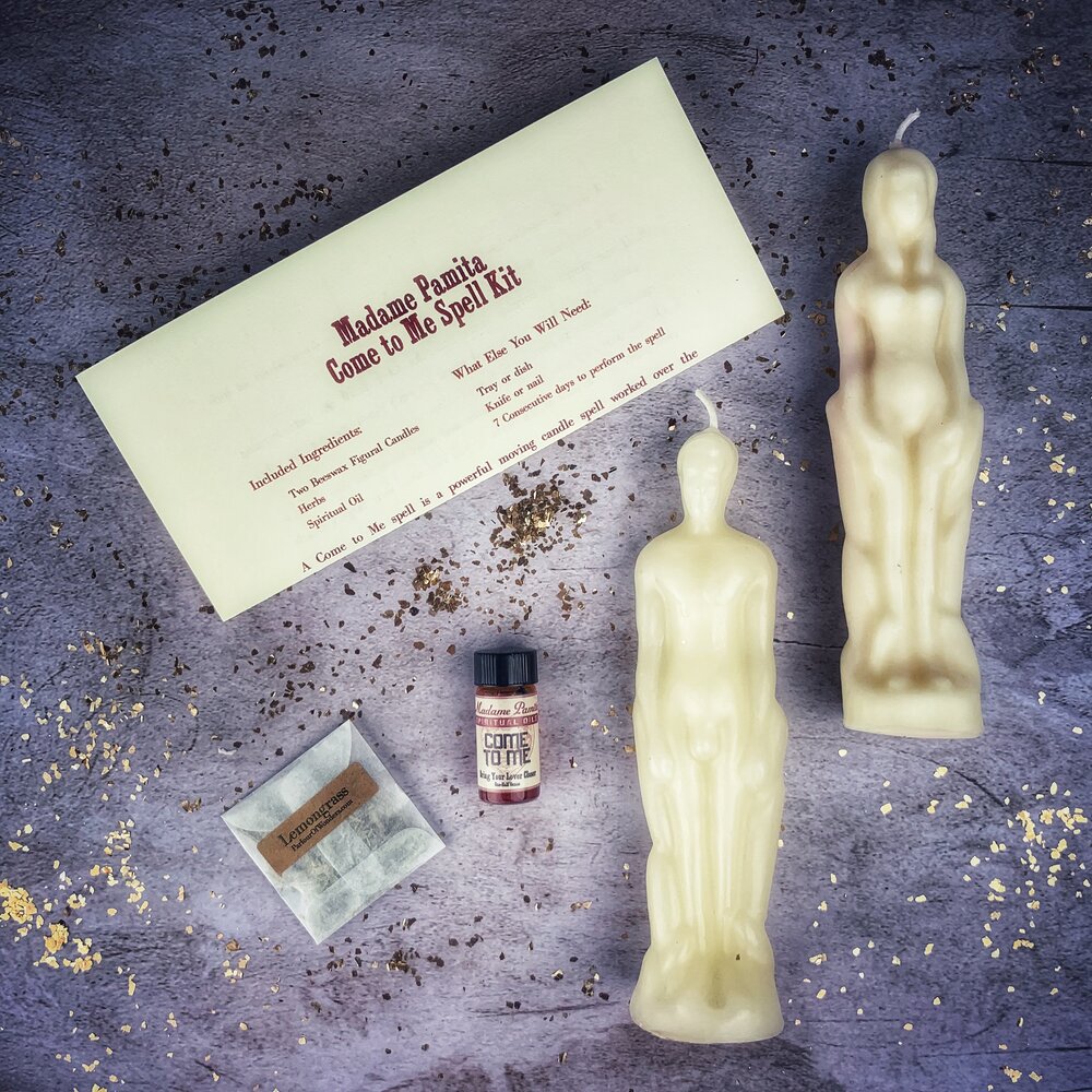 Come to Me Candle Spell Kit Male/Female - Attract Love & Passion