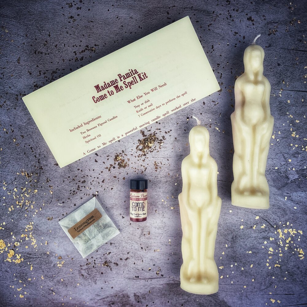 Come to Me Candle Spell Kit Female/Female - Attract Love & Passion