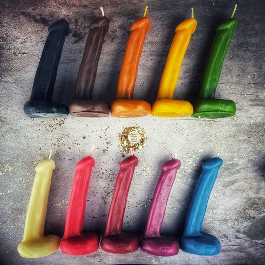 Beeswax Phallus Spell Candle