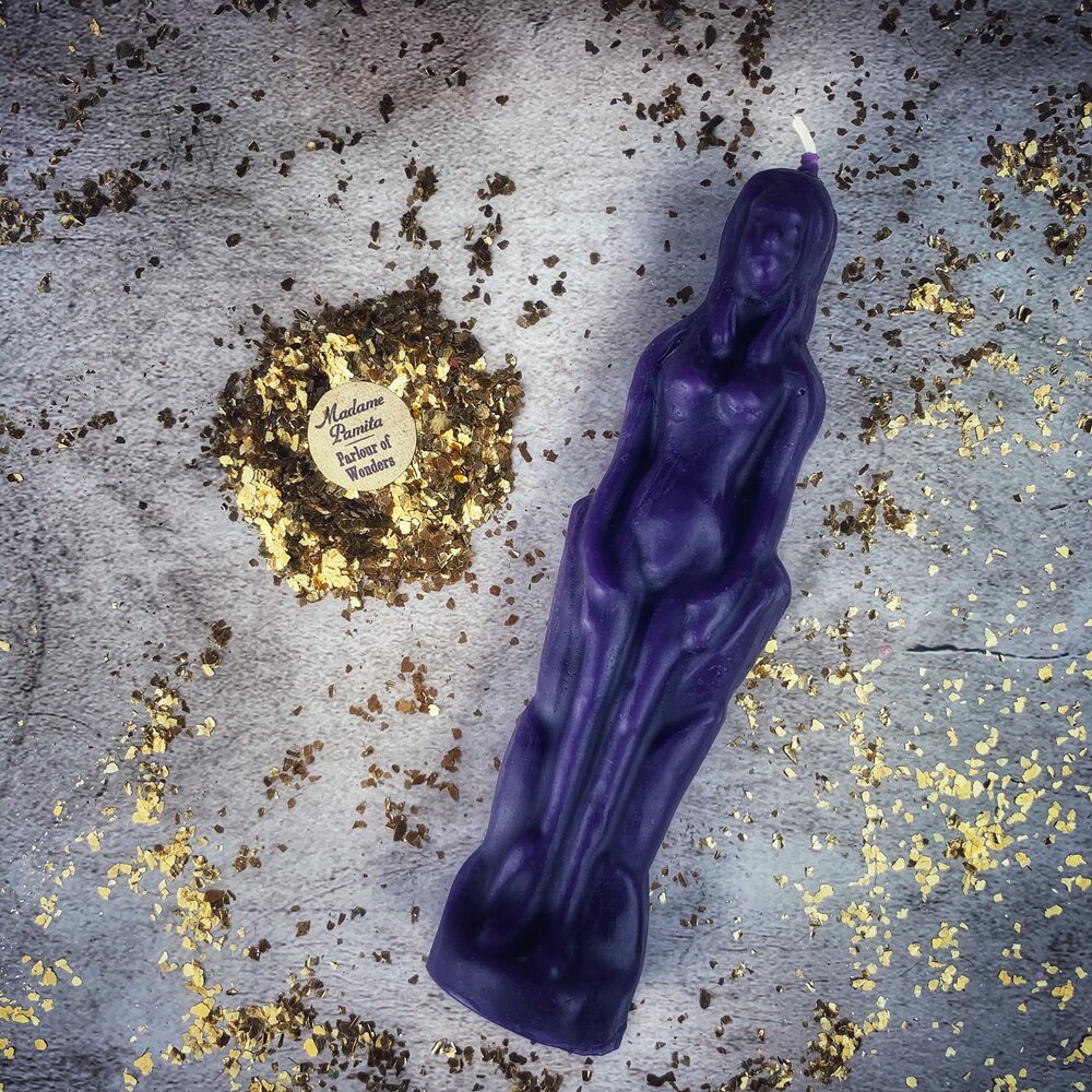 Beeswax Female Figural Spell Candle