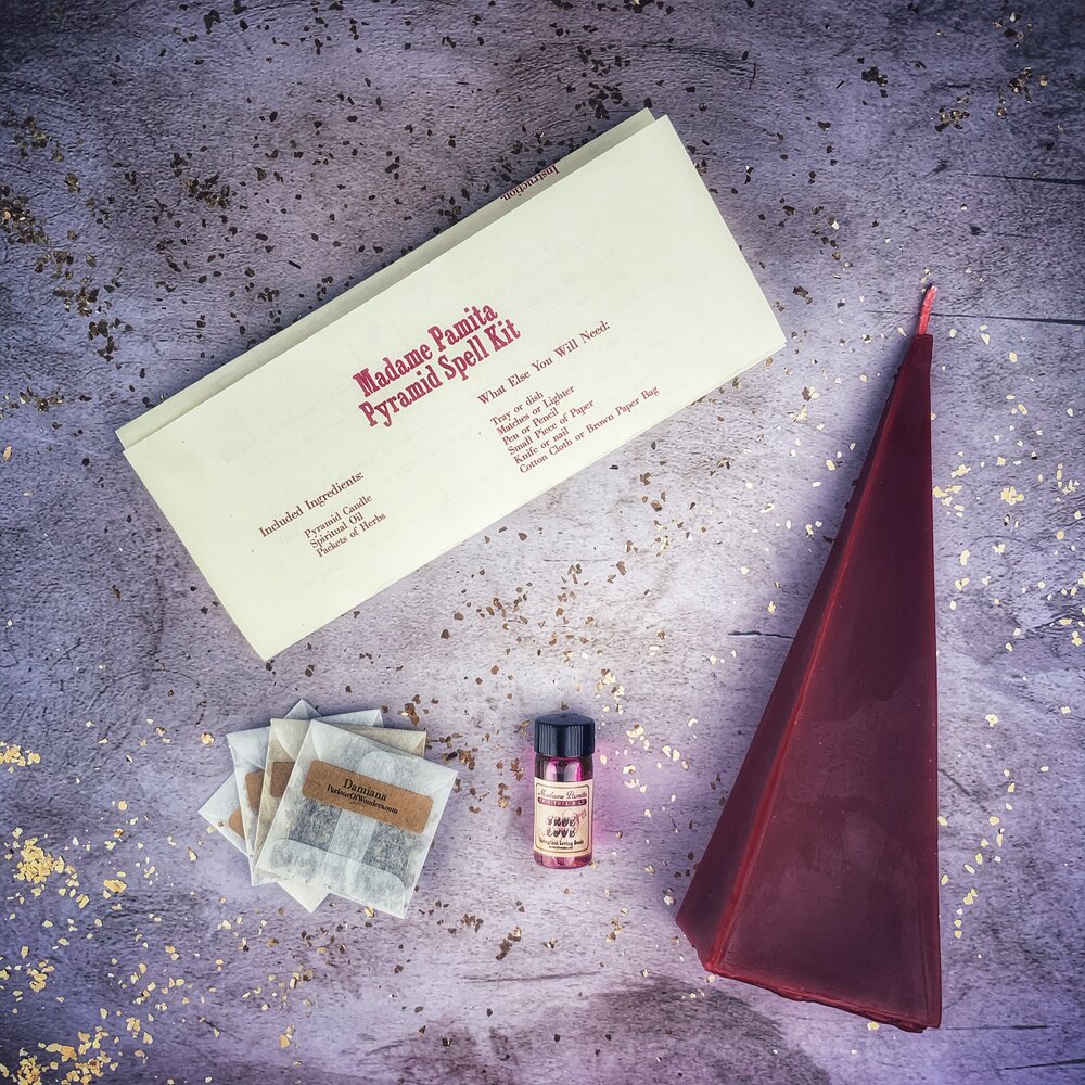 Pyramid of Power Candle Spell Kit