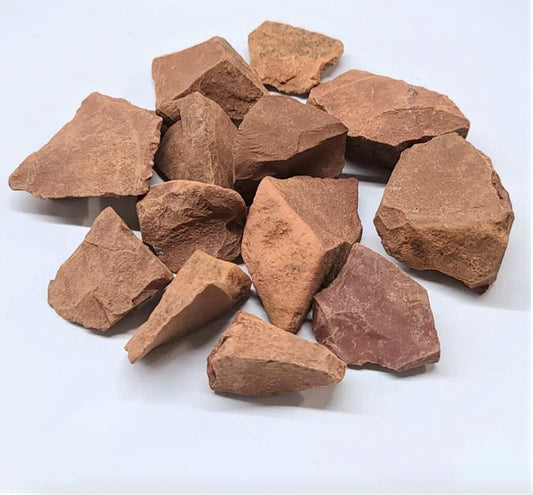 Red Jasper Rough Pocket Stone for Strength and Grounding
