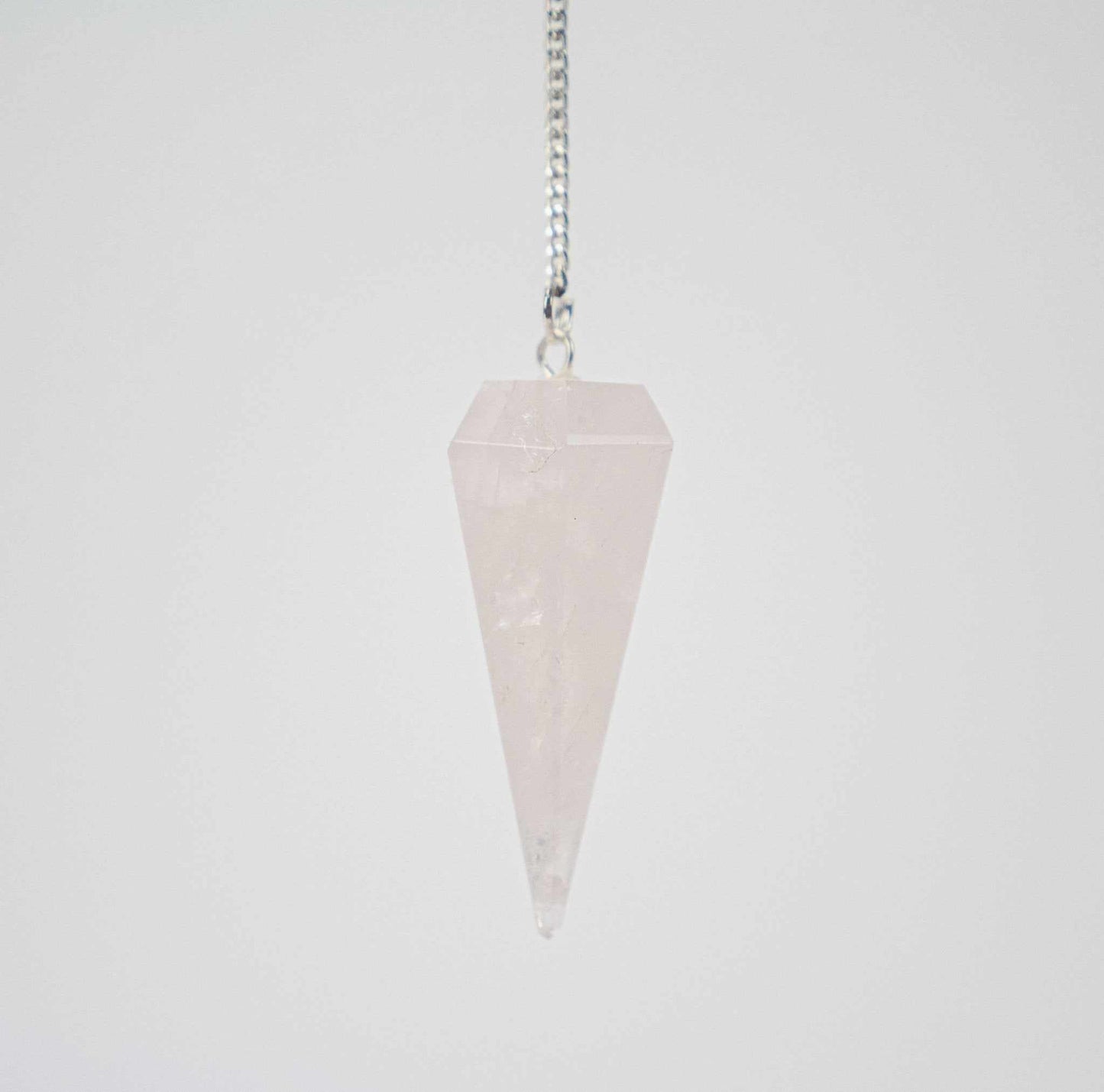 Rose Quartz Healing Pendulum for Love and Compassion