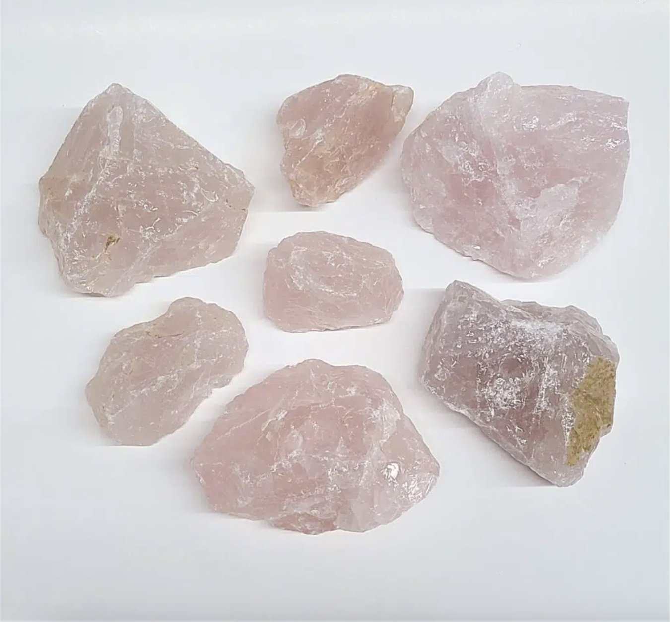 Rough Rose Quartz Pocket Stone 1" - 2"