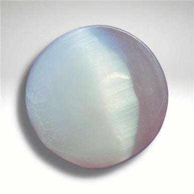 Healing Selenite Crystal Sphere 1.5 Inch for Crown Chakra
