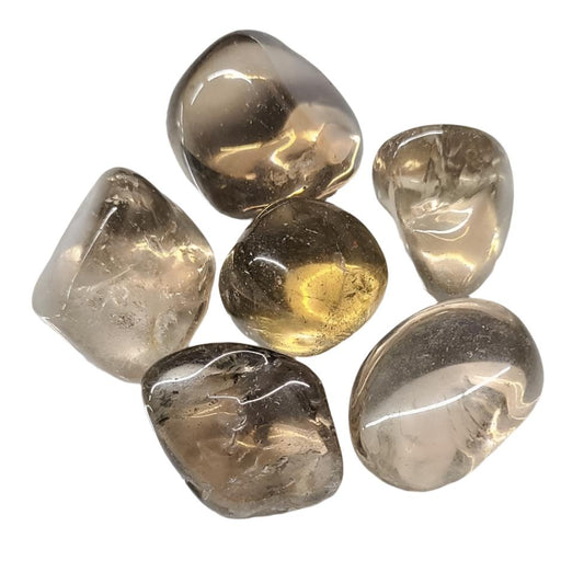 Smoky Quartz Tumbled Stone For Grounding And Protection