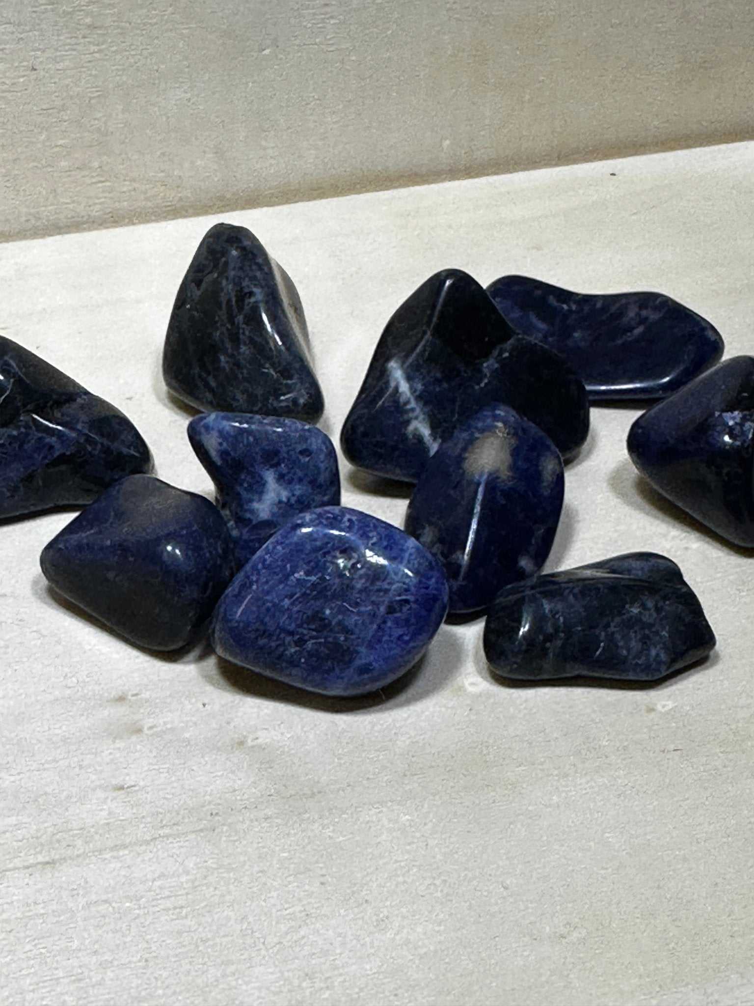 Sodalite Tumbled Stone For Clarity And Intuition - A Grade