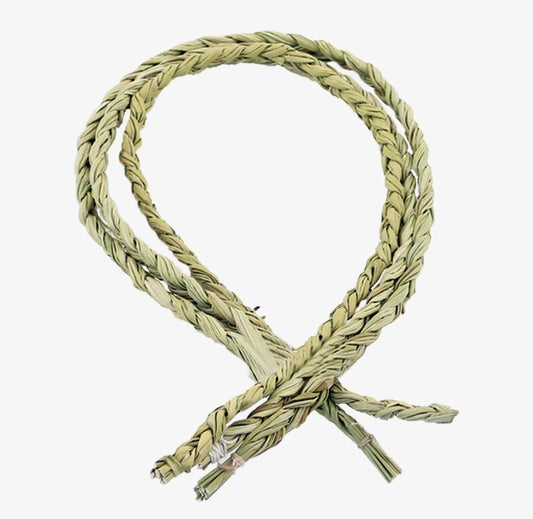 Sacred Sweetgrass Braid 30 Inch for Smudging Rituals