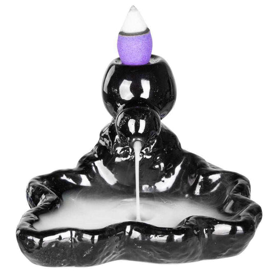 Mystical Triple Moon Backflow Incense Burner For Rituals