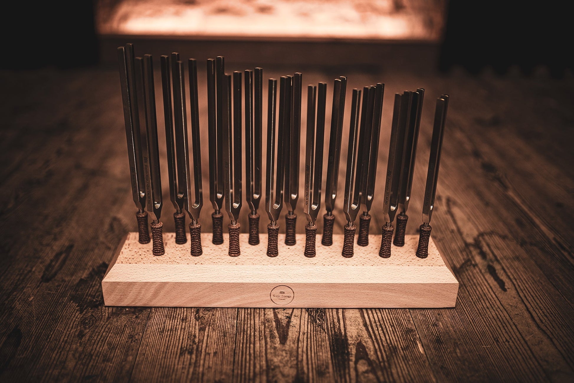 Pro 16 Vibrational Therapy Steel Tuning Fork Set - Weighted