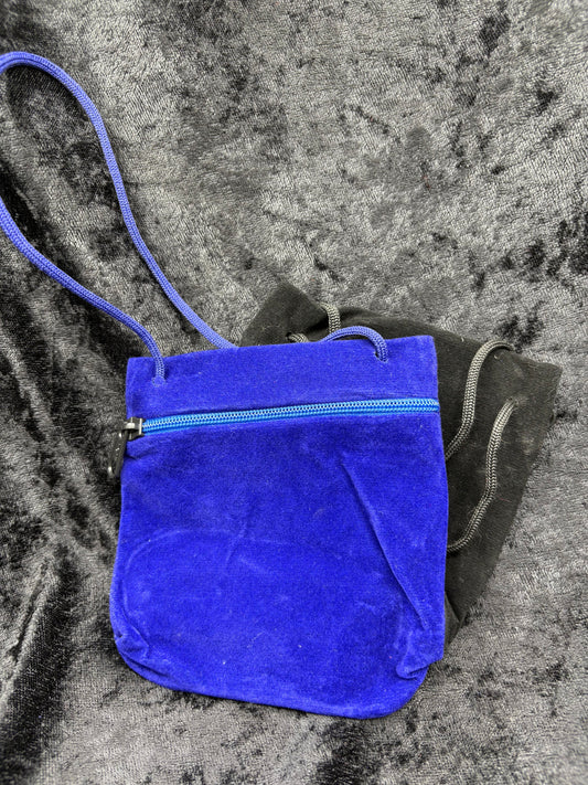 Velvet Pouch w/ Zipper