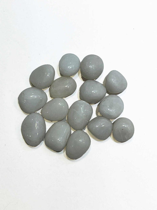 White Agate Tumbled Stone For Inner Peace And Balance