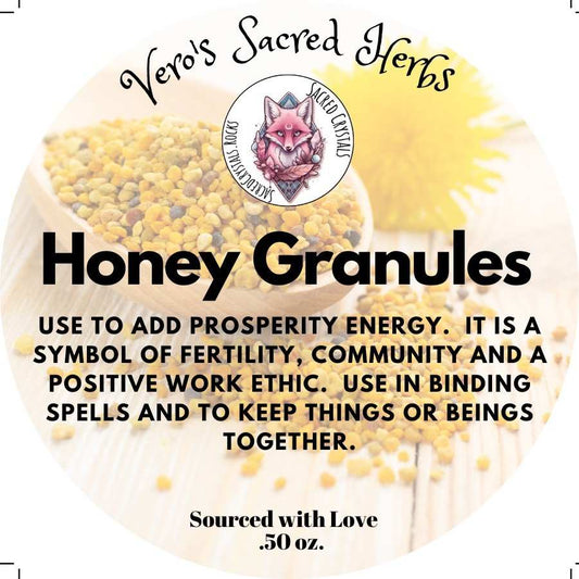 Herb Garden Wildcrafted Honey Granules 0.5oz for Rituals