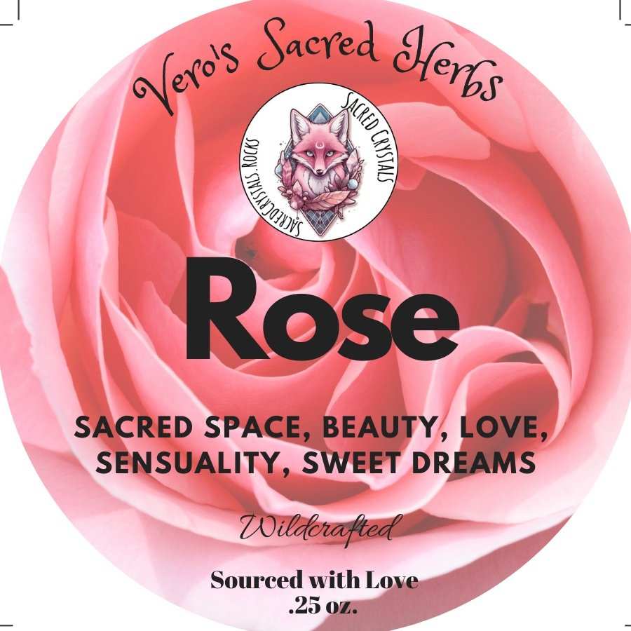 Herb Garden - Wildcrafted Rose Buds .25oz