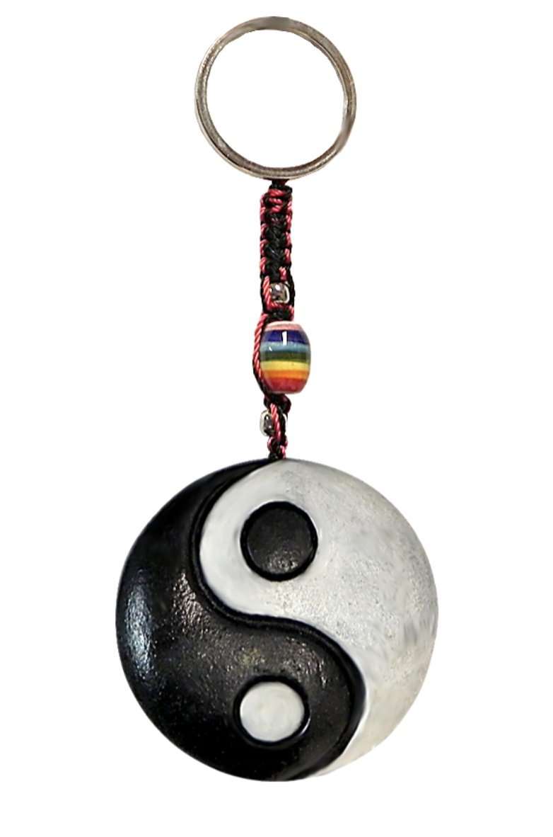 Yin Yang Keychain Hand Crafted