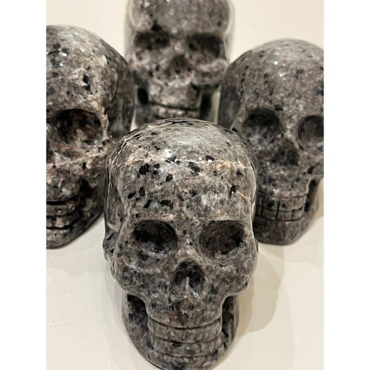 Mystical Yooperlite UV Crystal Skull 3 Inch Healing