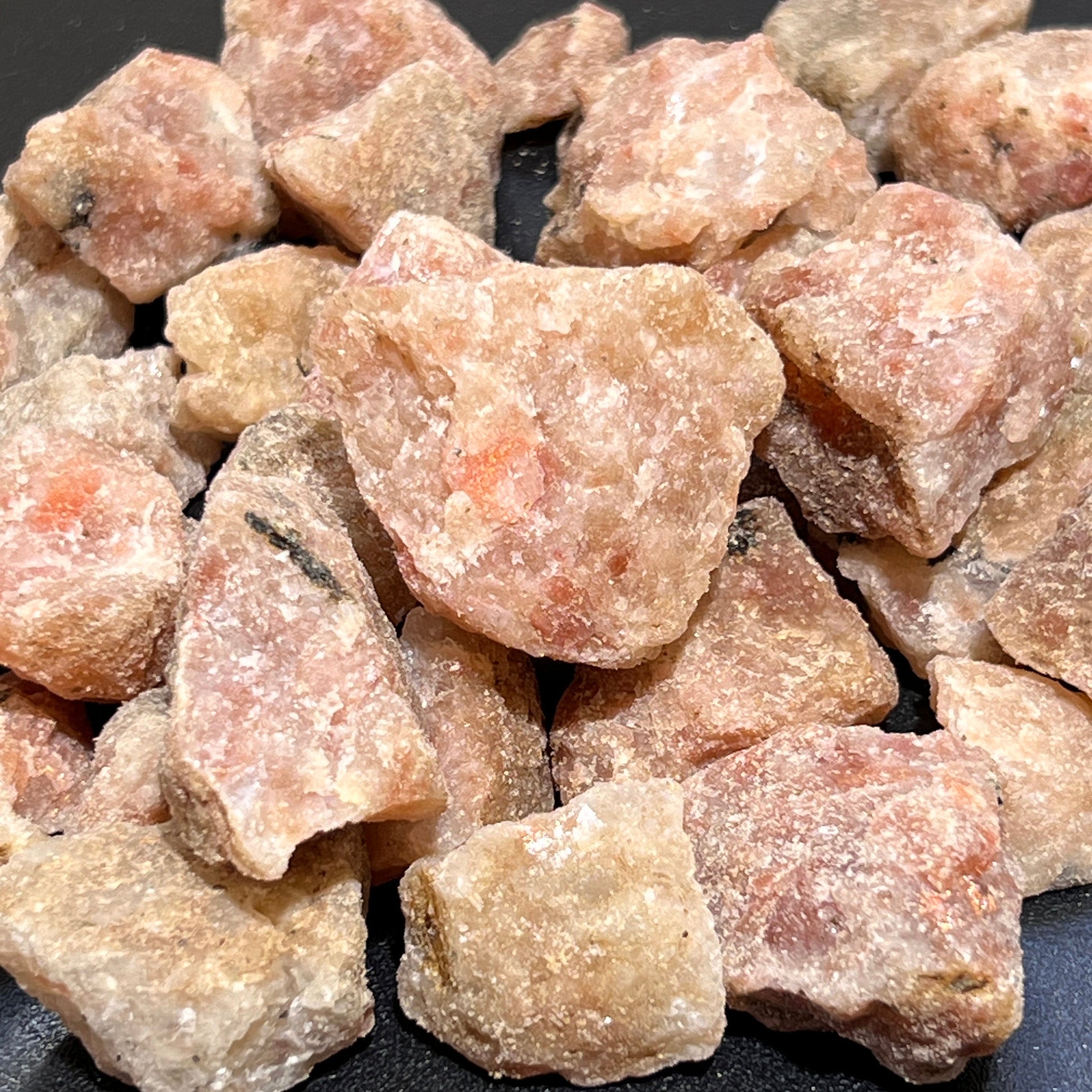 Sunstone (Heliolite) Crystal Rough Raw Stones (By The Piece or Pound) Wholesale