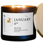 Astrology Inspired January Birthdate Zodiac Candles