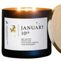 Astrology Inspired January Birthdate Zodiac Candles