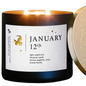 Astrology Inspired January Birthdate Zodiac Candles
