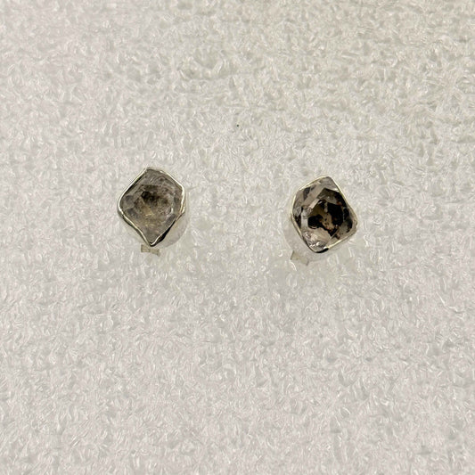 Sterling Silver Herkimer Diamond Post Earrings