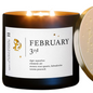February Zodiac Candles With Personalized Astrology