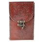 Mystical Pentagram Leather Tarot Card Holder For Protection