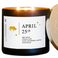 Mystical April Birthdate Zodiac Candles Guidance