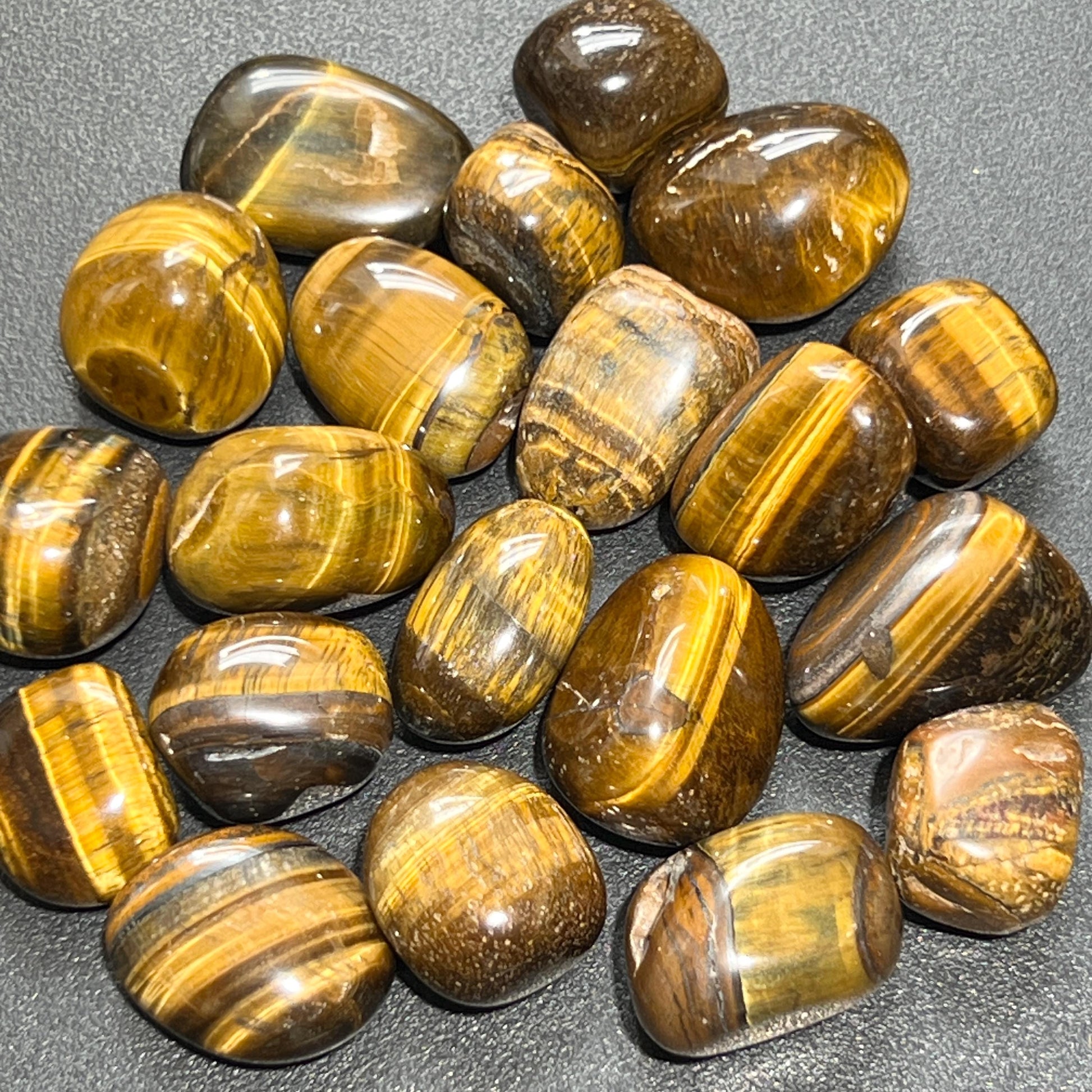 Tigers Eye Tumbled Stones (By The Piece or Pound) Wholesale