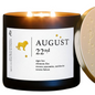 Personalized August Birthdate Zodiac Candle Insights