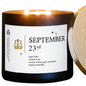 September Zodiac Birthdate Candles with Astrology Reading
