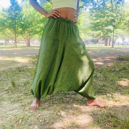 Handmade Cotton Unisex Harem Yoga Pants