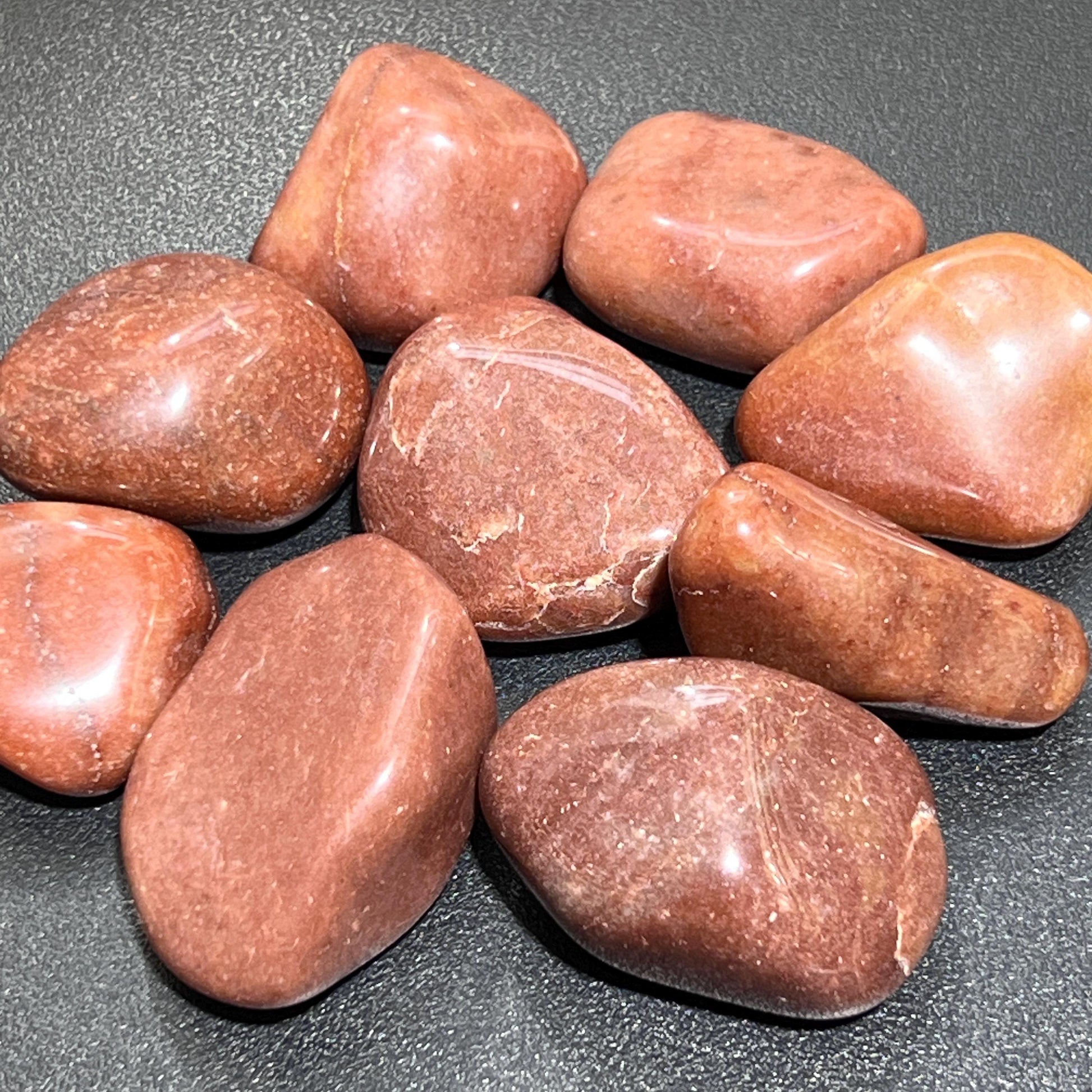 Large Red Brown Jasper Tumbled Stones (By The Piece Or Pound) Wholesale