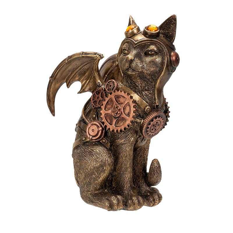 Steampunk Cat with Wings