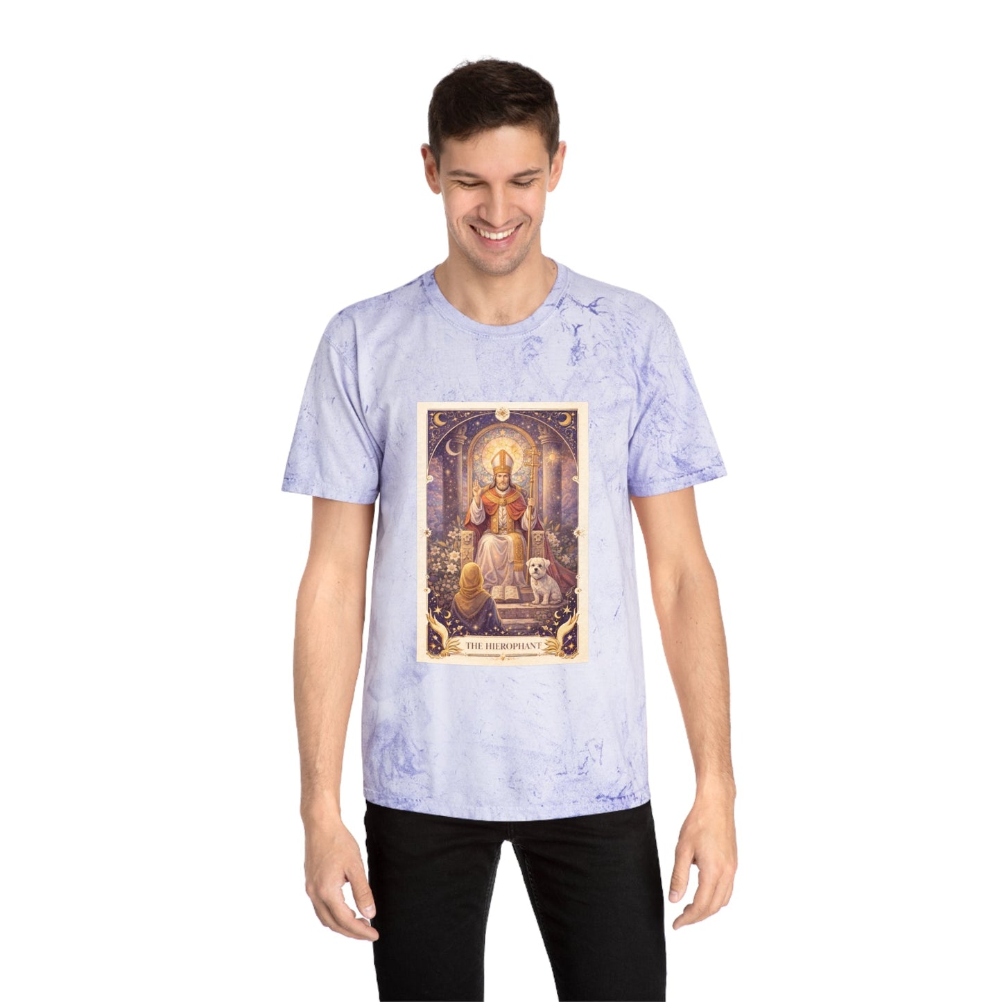 The Hierophant Tarot Color Blast Tee