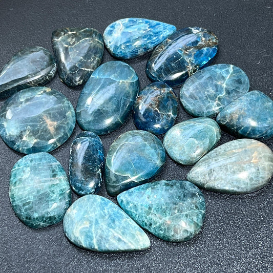 Apatite Crystal Cabochons (Mixed Shapes And Sizes) Jewelry Making Wholesale Supply