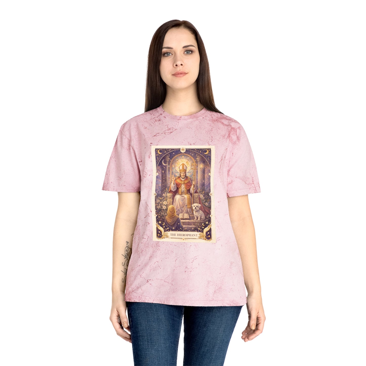 The Hierophant Tarot Color Blast Tee