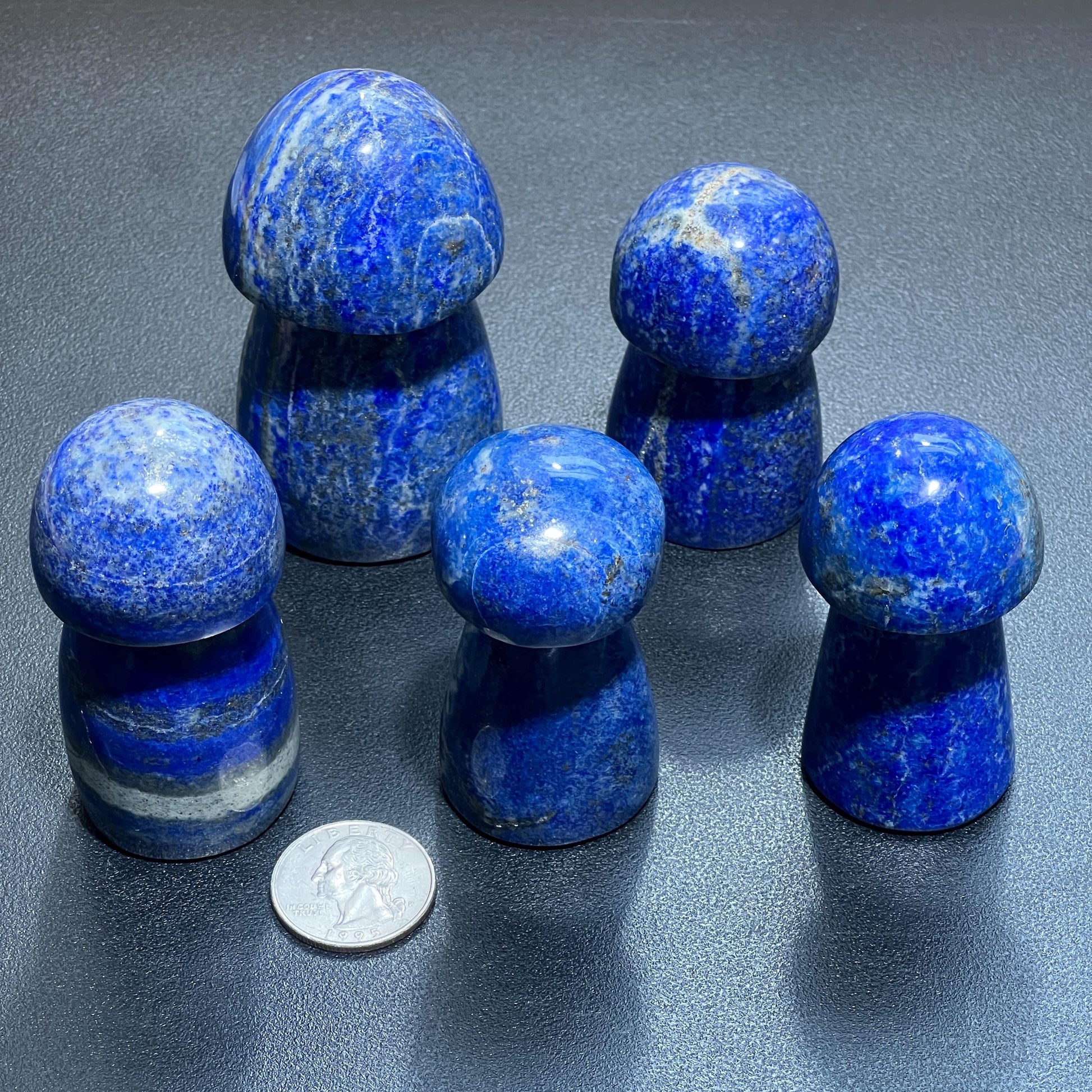 Blue Lapis Lazuli Mushroom Carving Wholesale