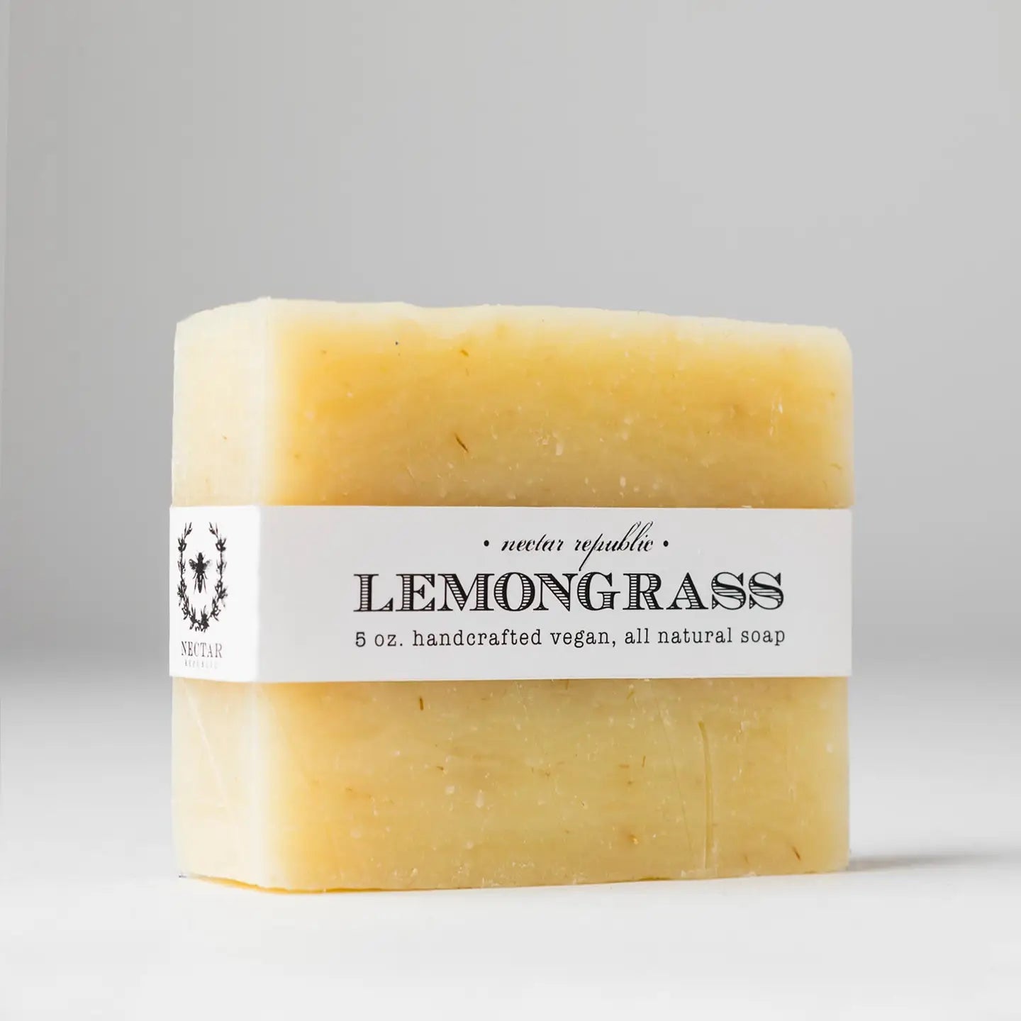 Handcrafted Lemongrass Natural Vegan Bath Soap for Skin Care